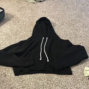 Wild Fable Black Crop Hoodie
